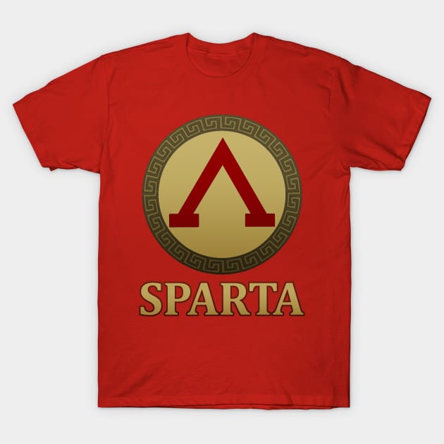 Sparta Shield T-Shirt by AgemaApparel